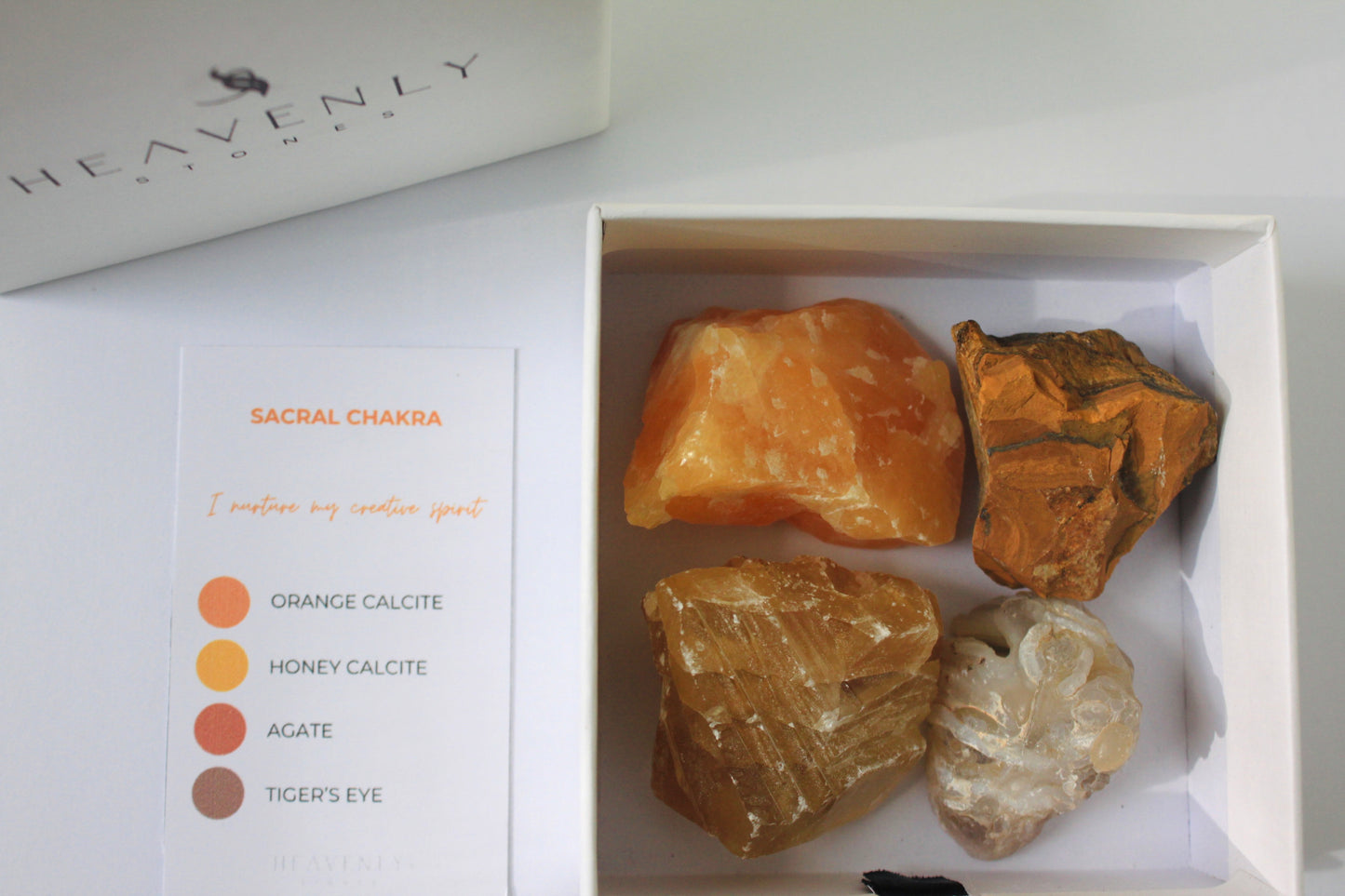 Sacral Crystal Kit, Sacral Chakra Crystals, Sacral Chakra Healing