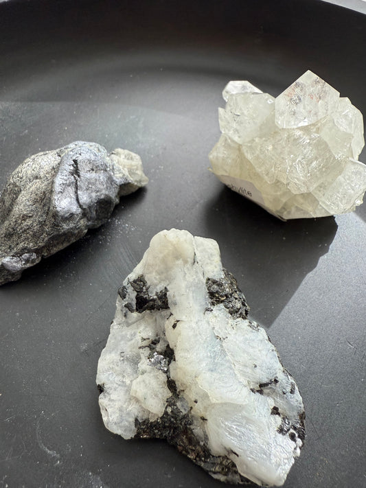Rare Trio: Emerald, Apophylite & Moonstone Bundle