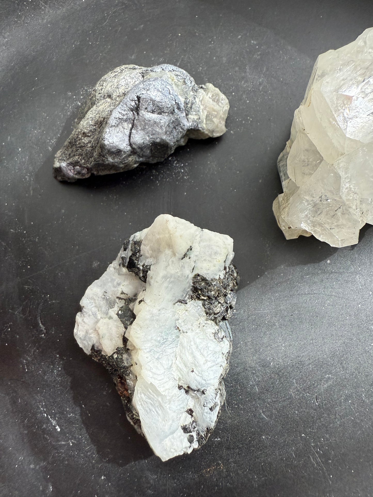 Rare Trio: Emerald, Apophylite & Moonstone Bundle