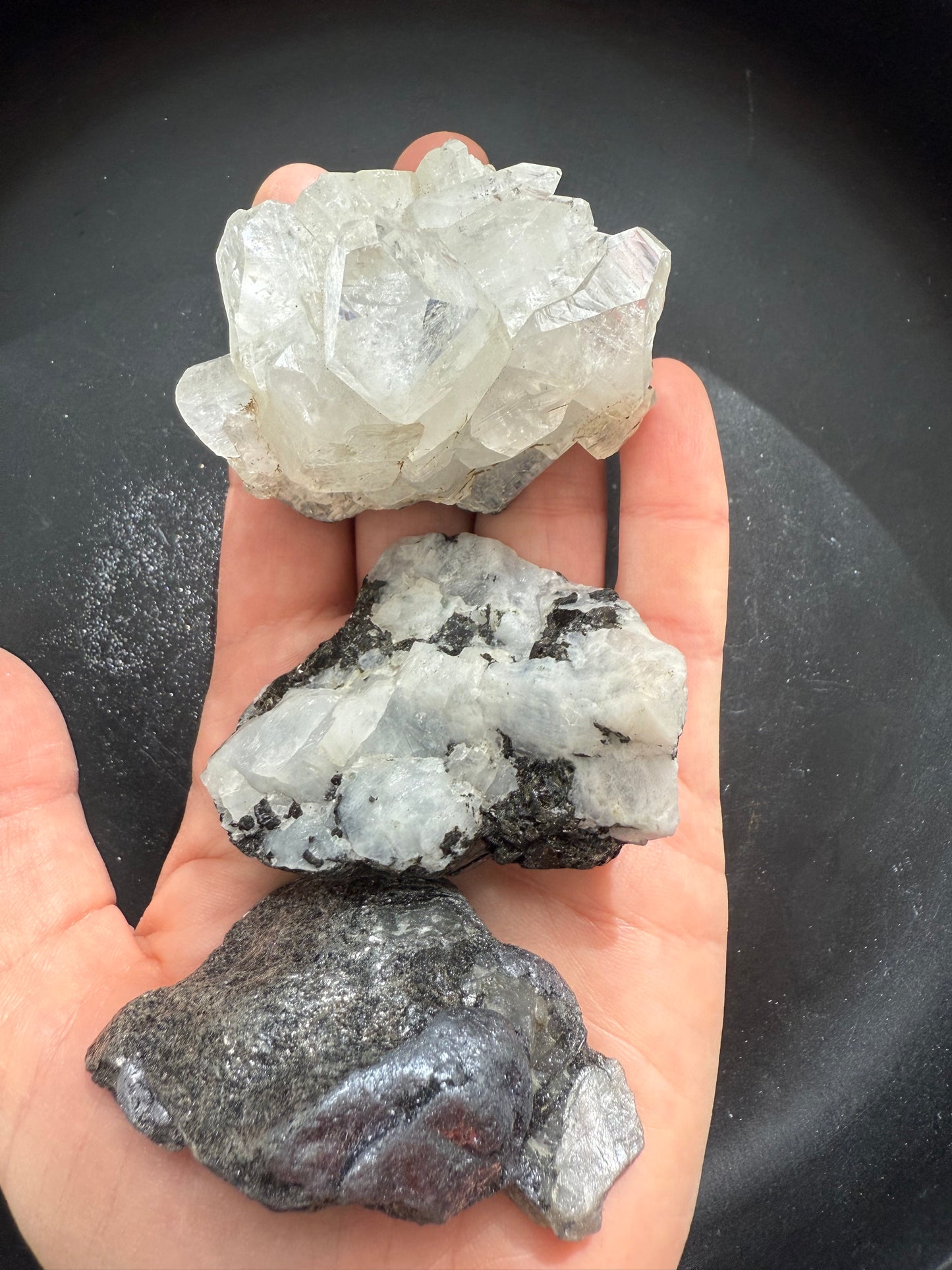 Rare Trio: Emerald, Apophylite & Moonstone Bundle