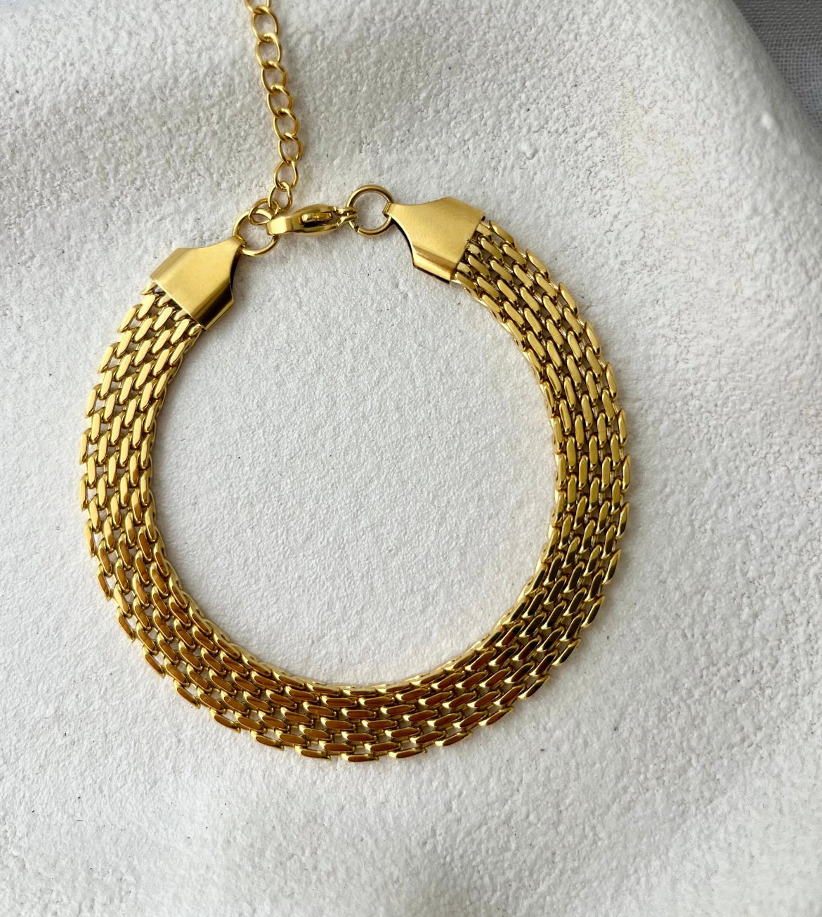 Gold Plated Band Bracelet
