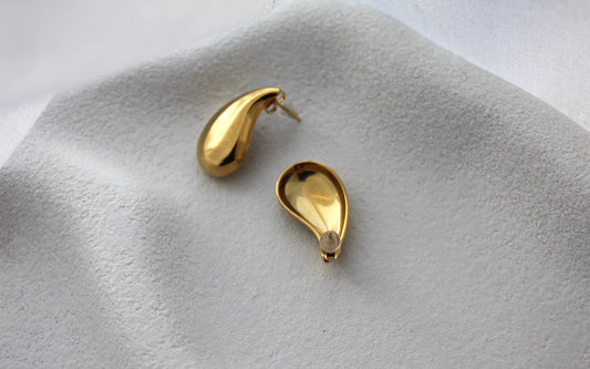 18K Gold Plated Water Drop Earring
