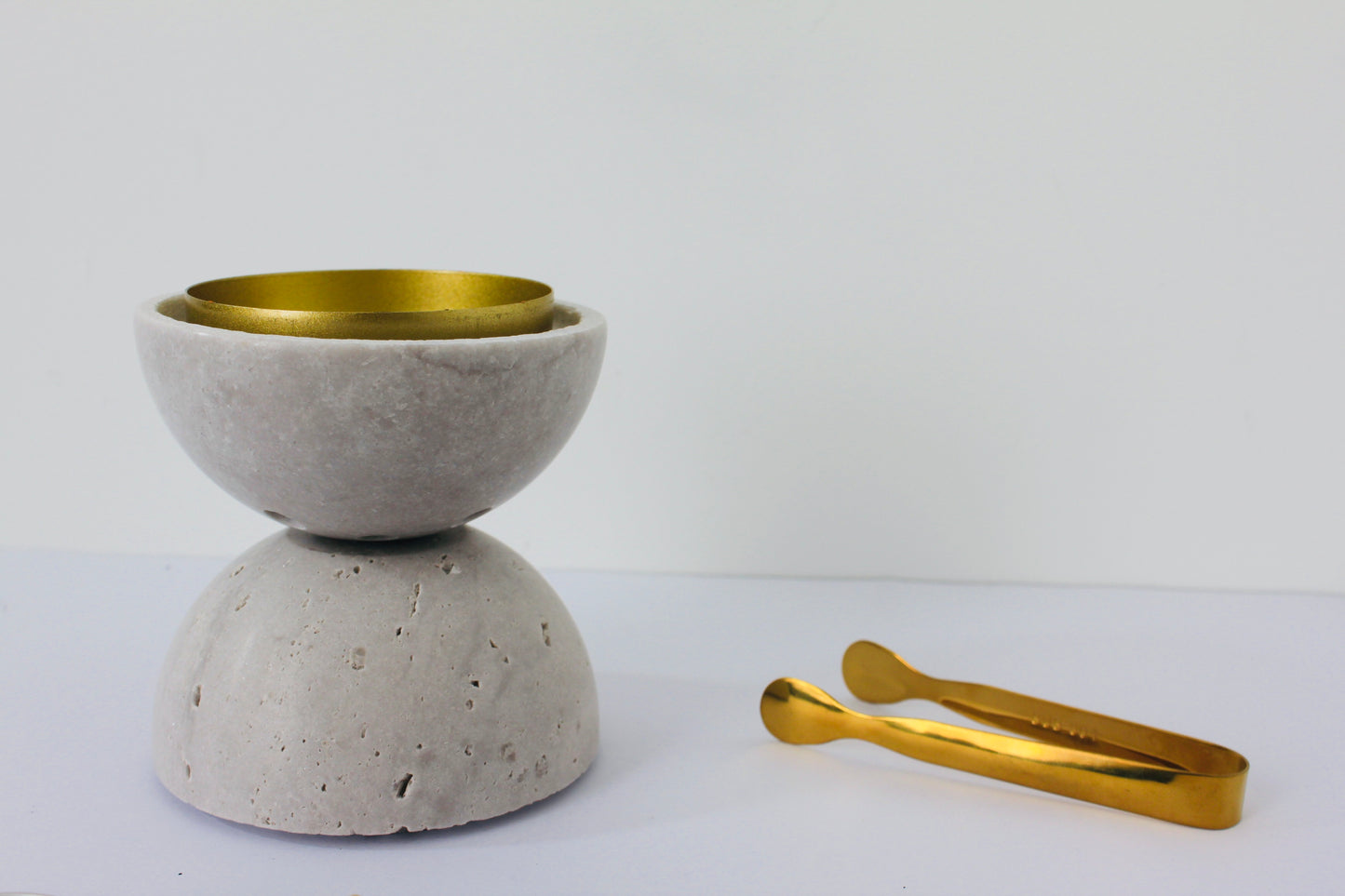 White Stone Incense Burner, White Charcoal Burner, Modern Charcoal Burner, Minimalist Charcoal Burner, High Quality Charcoal Burner