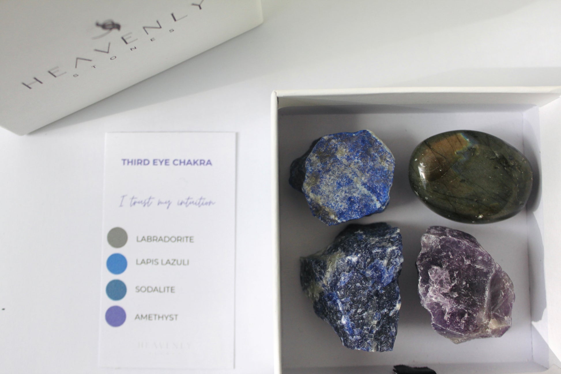 Third Eye Crystal Kit, Third Eye Chakra Crystals, Third Eye Chakra Healing