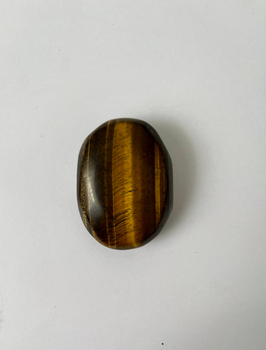 Tiger's Eye Palm Stone, Tiger's Eye Stone