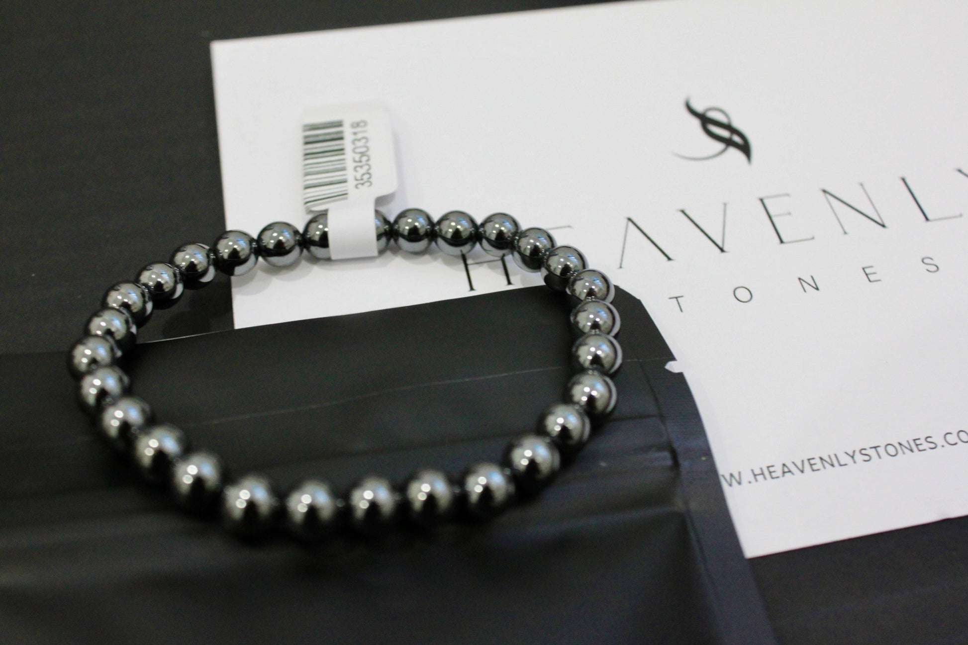 Hematite Bead Bracelet, Hematite Crystal Bracelet, Hematite Bracelet